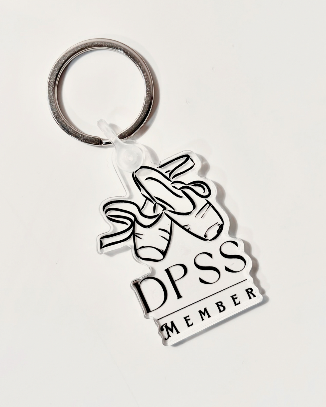 Dead Pointe Shoe Society Member Key Chain