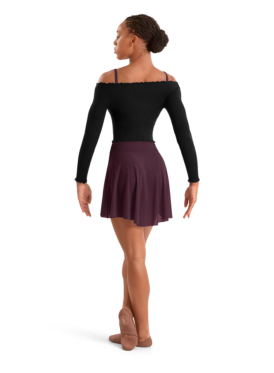 Mirella Ladies Adagio Mesh Skirt MS10005- FreeStyle Dancewear Canada