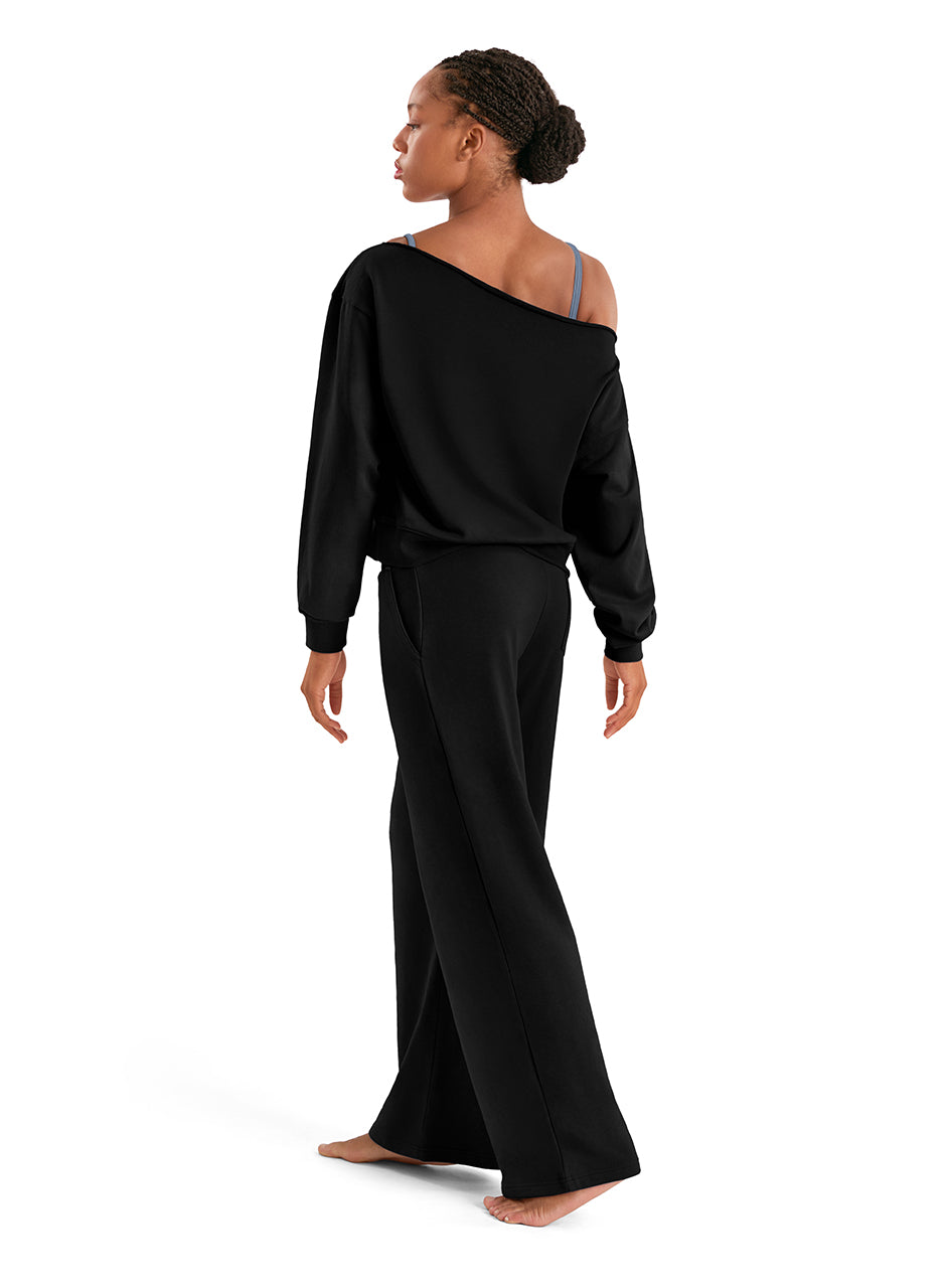 Ladies Adagio Wide Leg Sweatpant