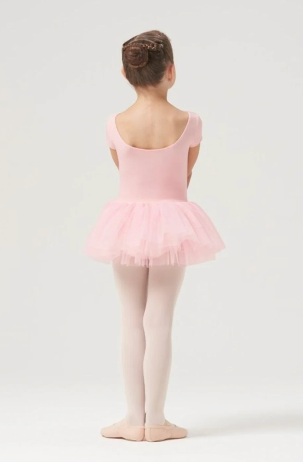 Glitter Cap Sleeve Tutu Dress