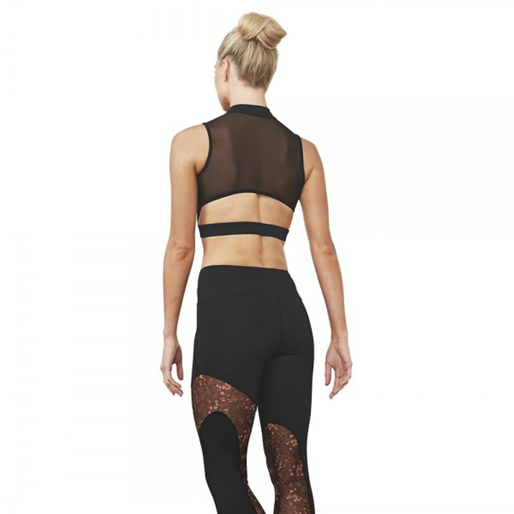 Nova Zip Front Crop Top