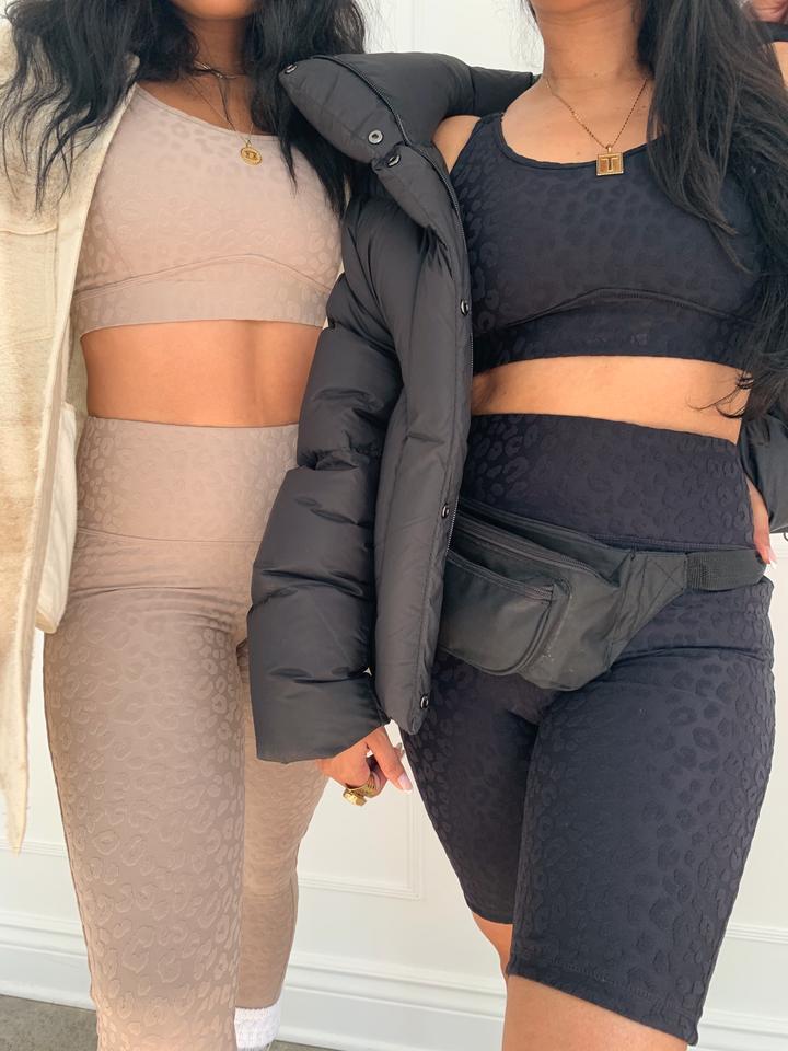 Tendu Active Espresso Biker Shorts