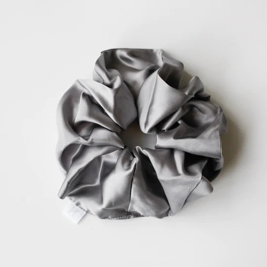 Truesilk Scrunchie- Silver