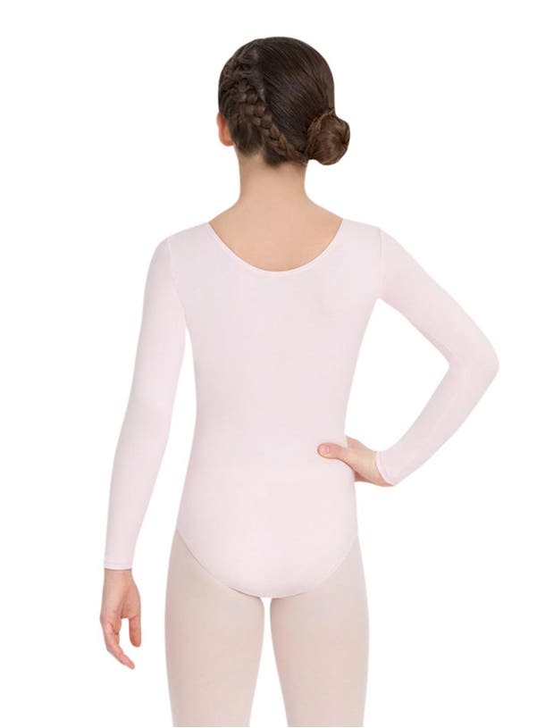 Cotton Long Sleeve Leotard- Girls