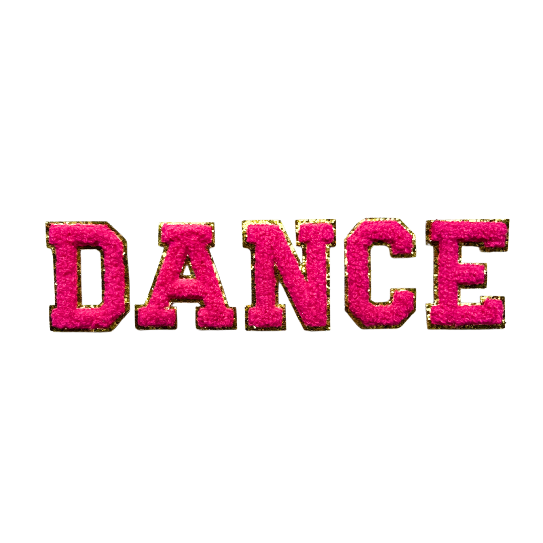 Letter Patch- Hot Pink