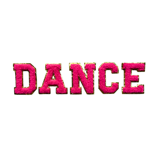 Letter Patch- Hot Pink