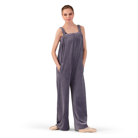 Ladies Isabella Velvet Jumpsuit
