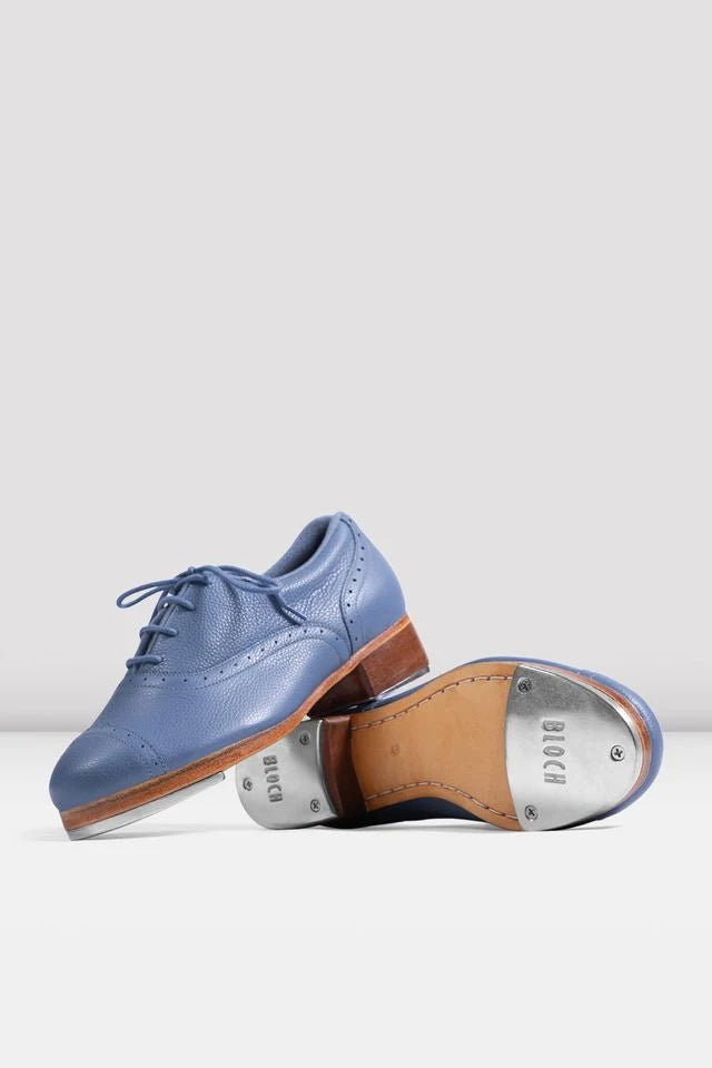 Ladies Jason Samuels Smith Pebble Leather Tap Shoes- Limited Edition Sky Bue