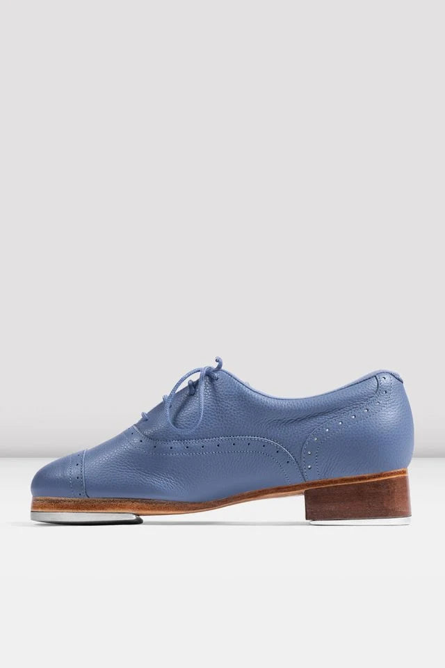 Ladies Jason Samuels Smith Pebble Leather Tap Shoes- Limited Edition Sky Bue
