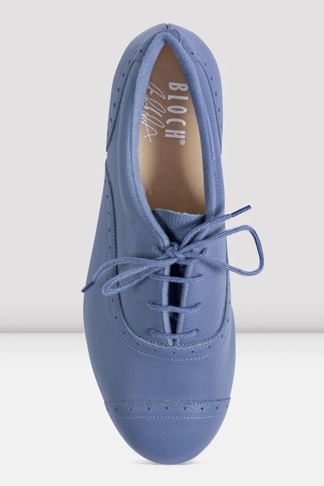 Ladies Jason Samuels Smith Pebble Leather Tap Shoes- Limited Edition Sky Bue