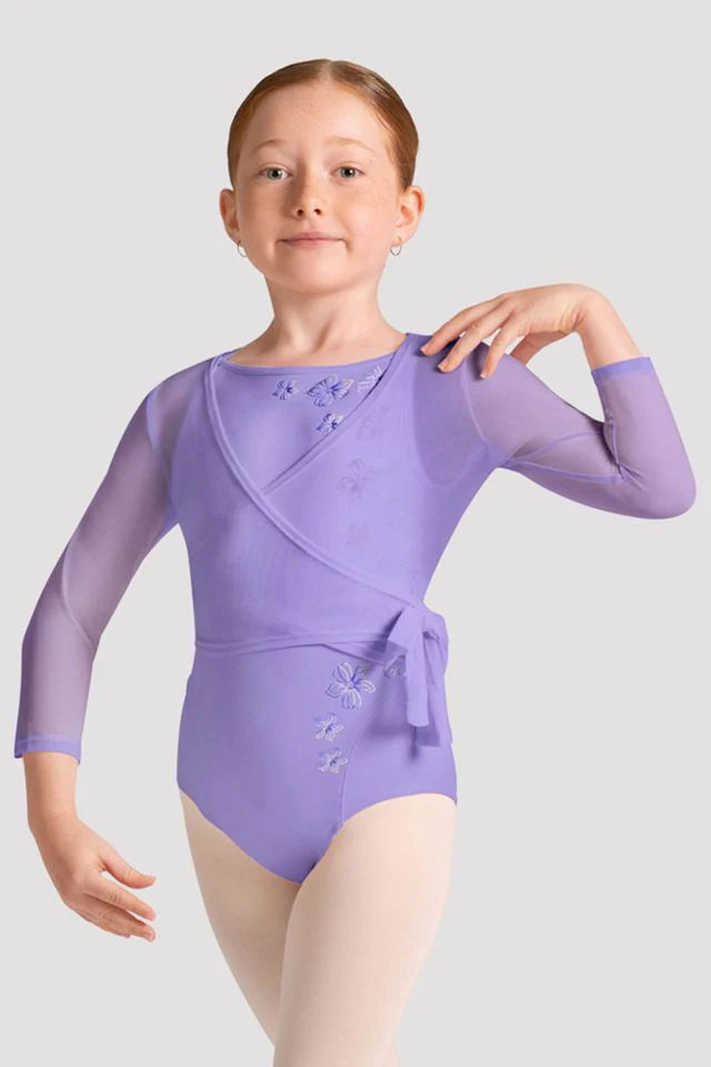 Girls Rolanda Long Sleeve Wrap Sweater