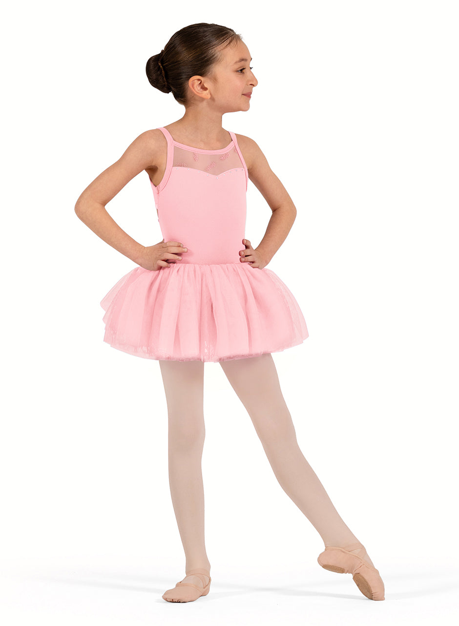 Girls Gianna Floral Camisole Tutu Dress