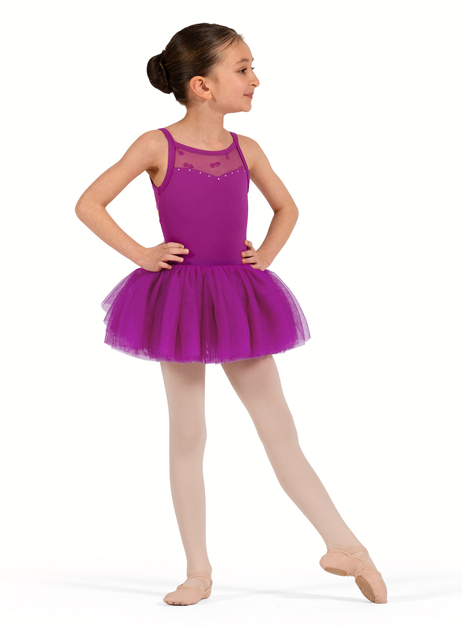 Girls Gianna Floral Camisole Tutu Dress