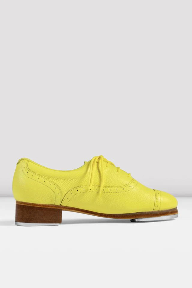 Ladies Jason Samuels Smith Pebble Leather Tap Shoes- Limited Edition Yellow
