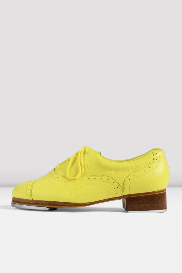 Ladies Jason Samuels Smith Pebble Leather Tap Shoes- Limited Edition Yellow