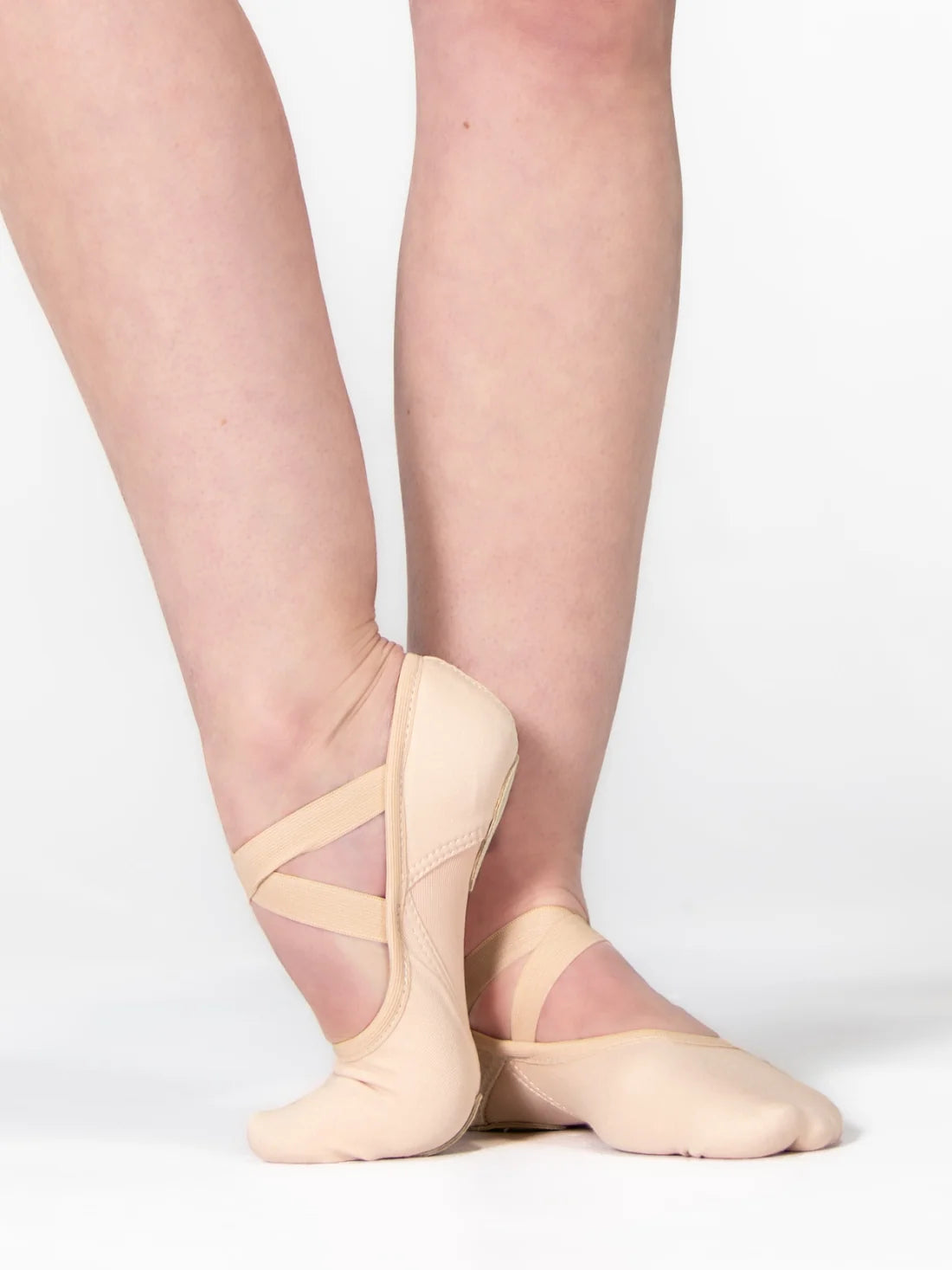 4 Way Stretch Canvas Split Sole Ballet Flat - ADULT