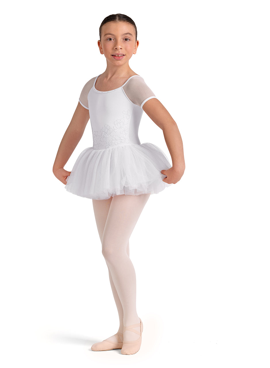 Camellia Cap Sleeve Tutu Leotard