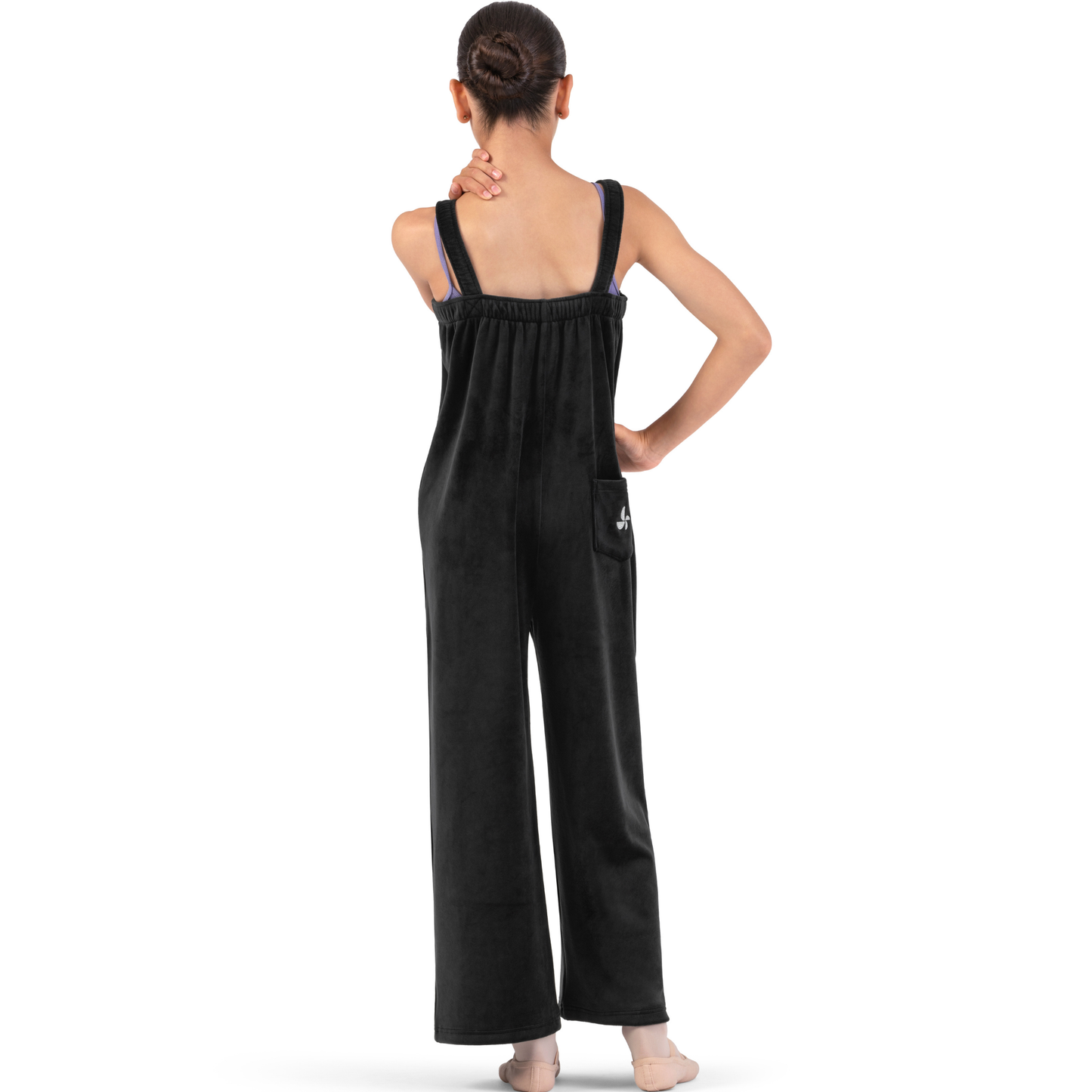 Girls Susan Velvet Jumpsuit