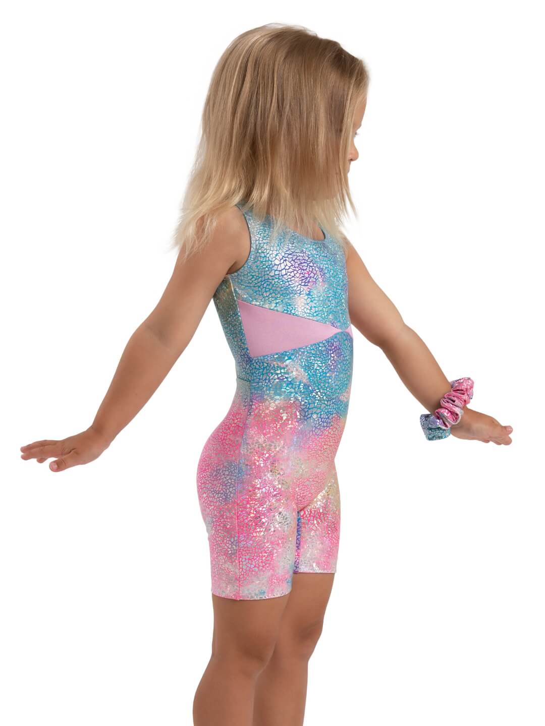 Unicorn Disco Stardust Biketard - Children's