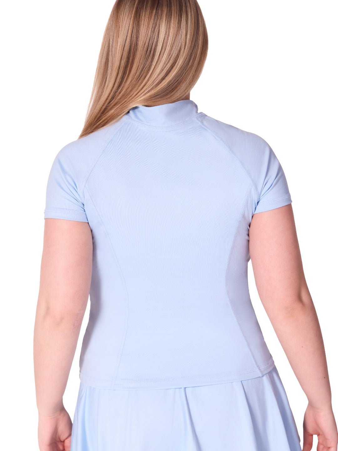 Studio Collection Short Sleeve Zip Top - Child