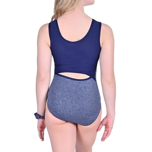 Breezy Mesh Tank Leotard- Moonlight Melody