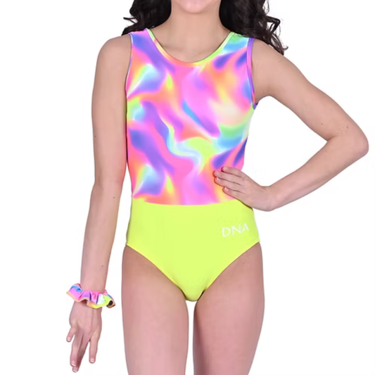 Switch Split Tank Print Leotard- Skater