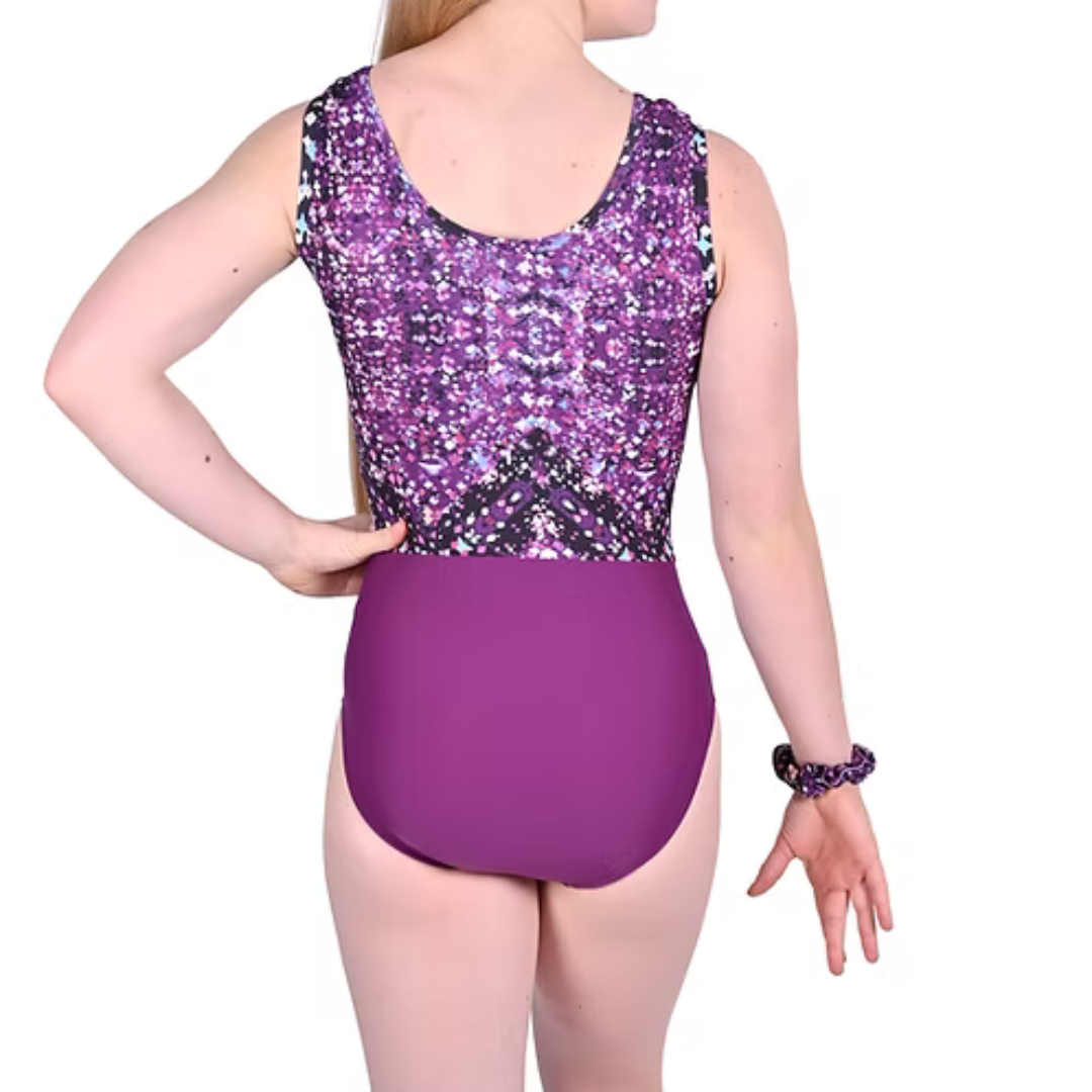 Switch Split Tank Print Leotard- Speak Now