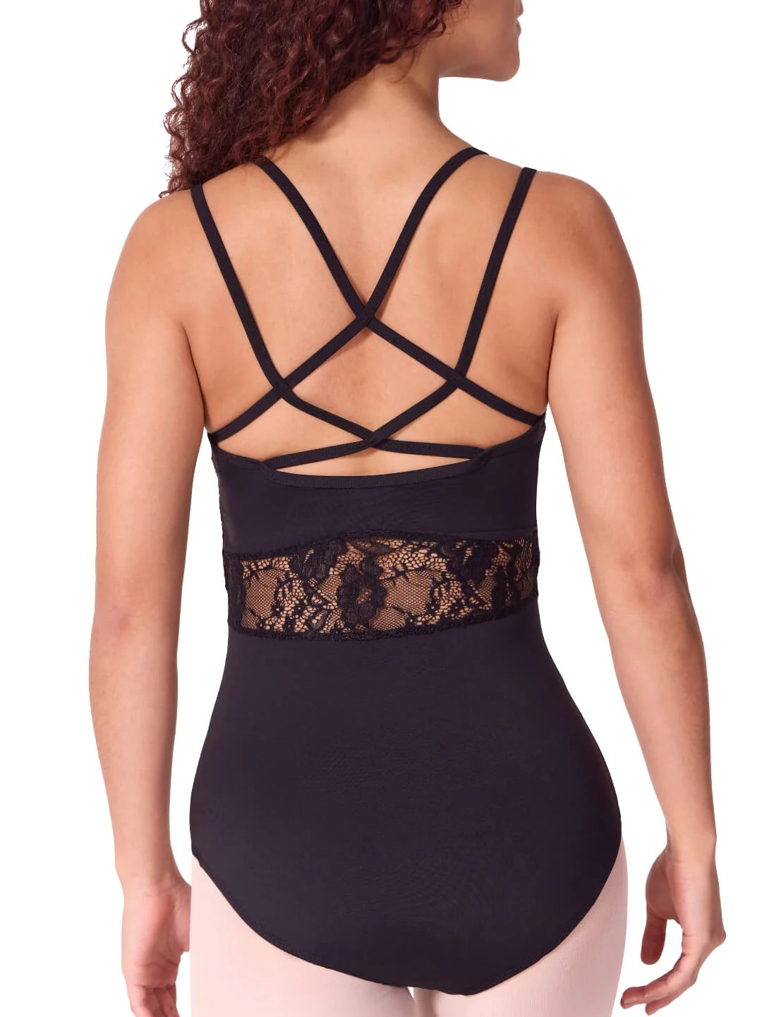 Soft Elegance Lattice Back Cami Leotard