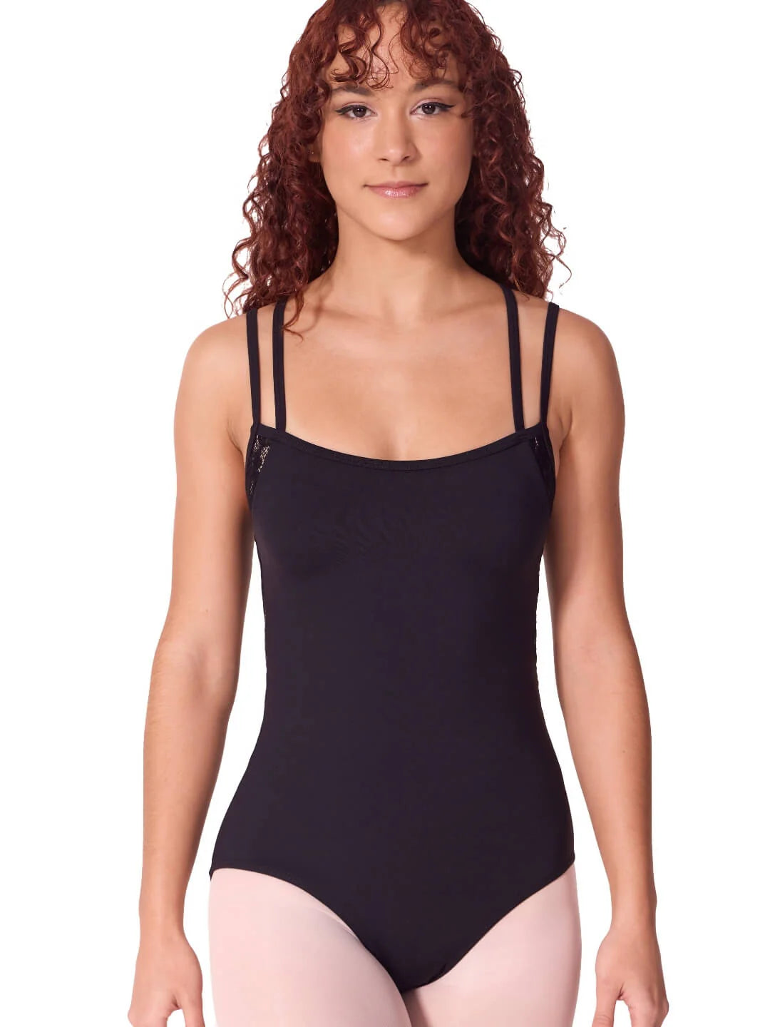Soft Elegance Lattice Back Cami Leotard