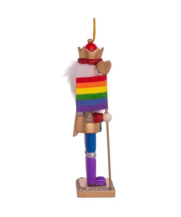 6" Gay Pride Nutcracker Ornament