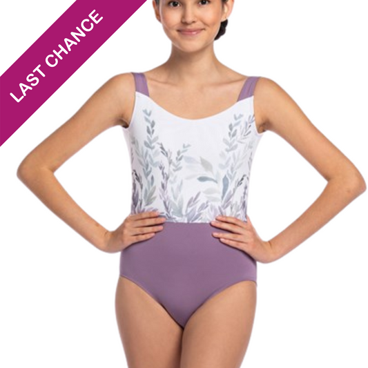 Amelia Leotard with Soft Fern Print- Limited Edition