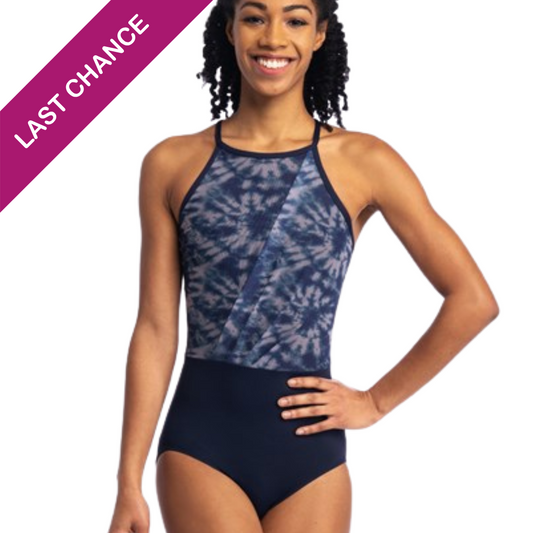 Mila Leotard with Shibori Print- Limited Edition