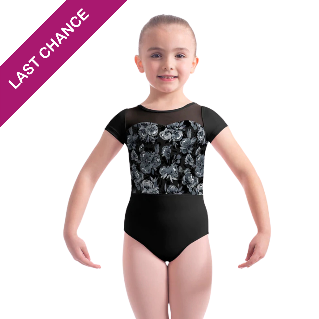 Mirella Jardin Cap Sleeve Leotard
