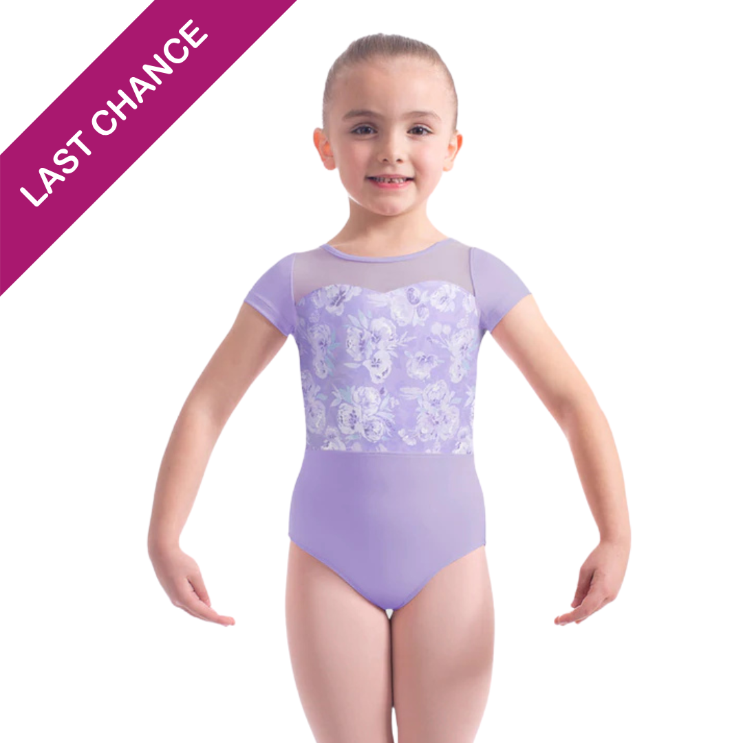 Mirella Jardin Cap Sleeve Leotard