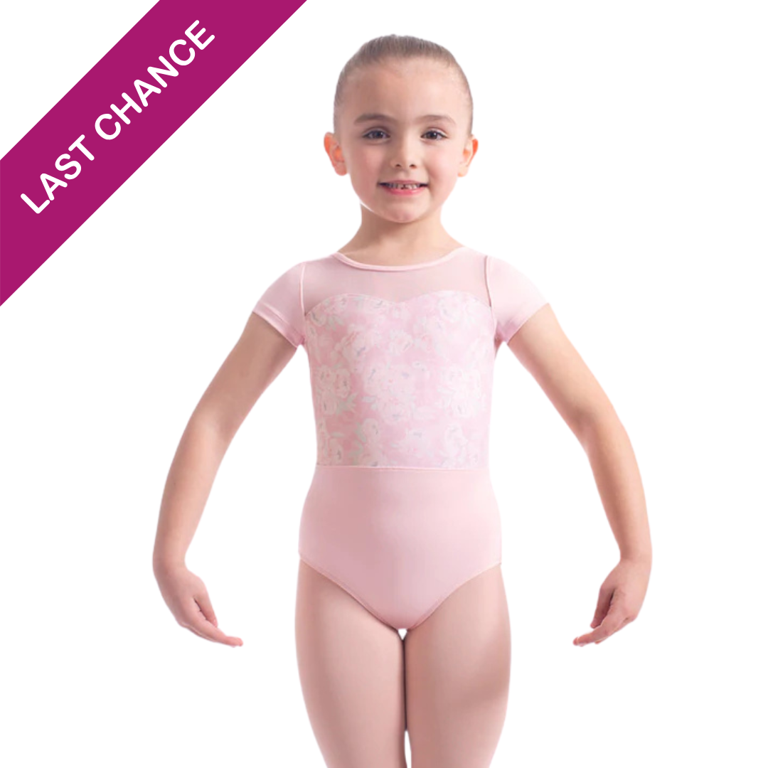 Mirella Jardin Cap Sleeve Leotard