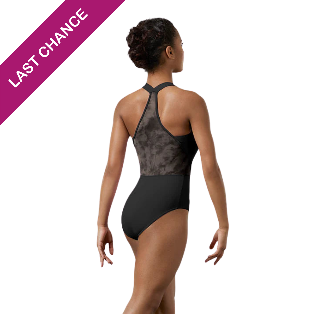 Ladies Mirella Watercolour Wide Strap Leotard