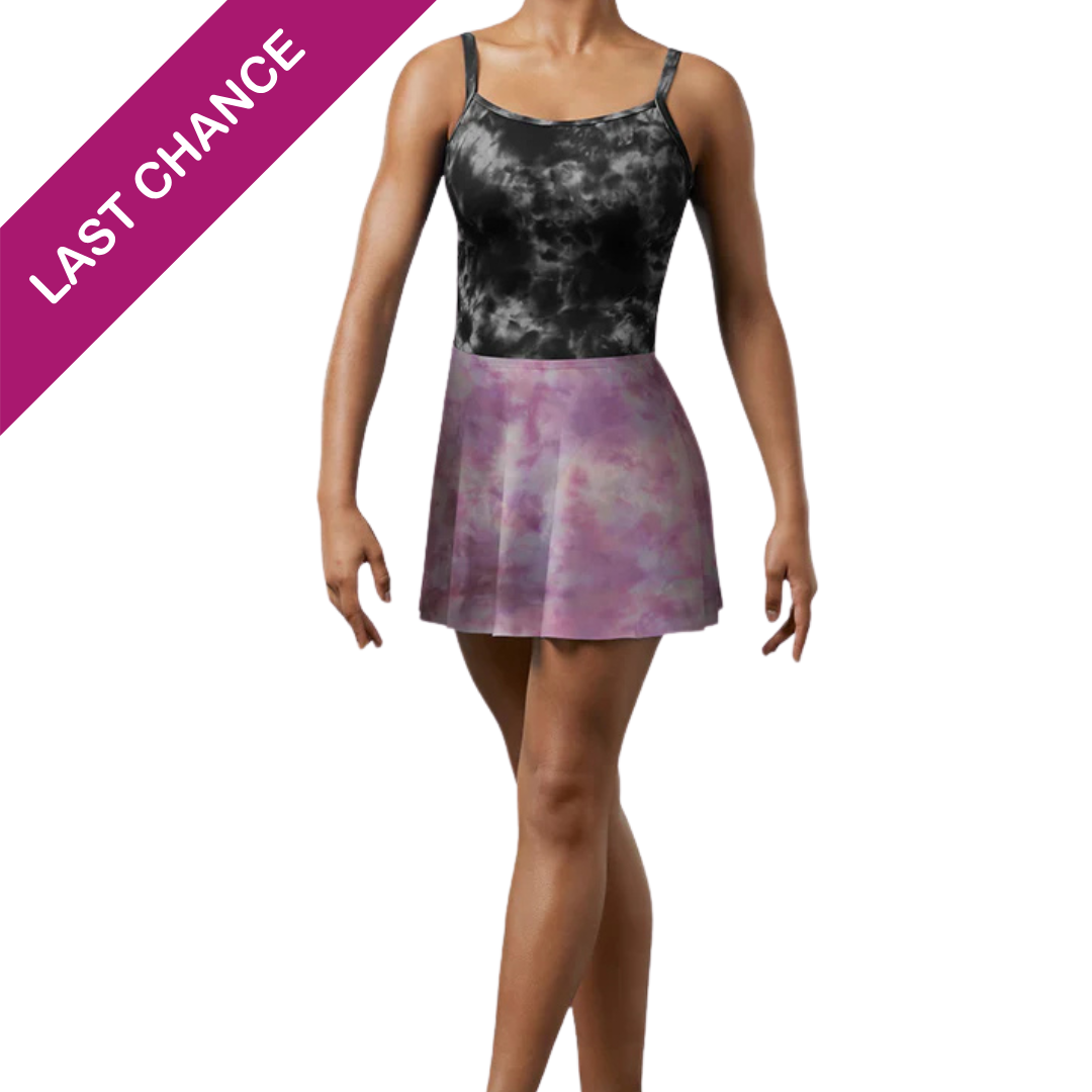 Ladies Mirella Watercolour Mesh Pull On Skirt