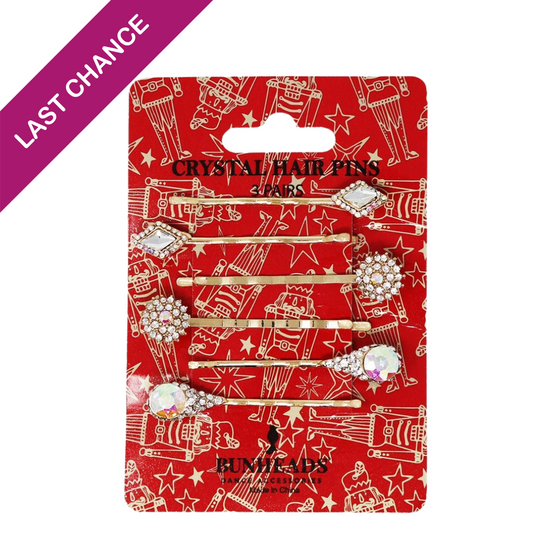 Holiday Crystal Hair Pins