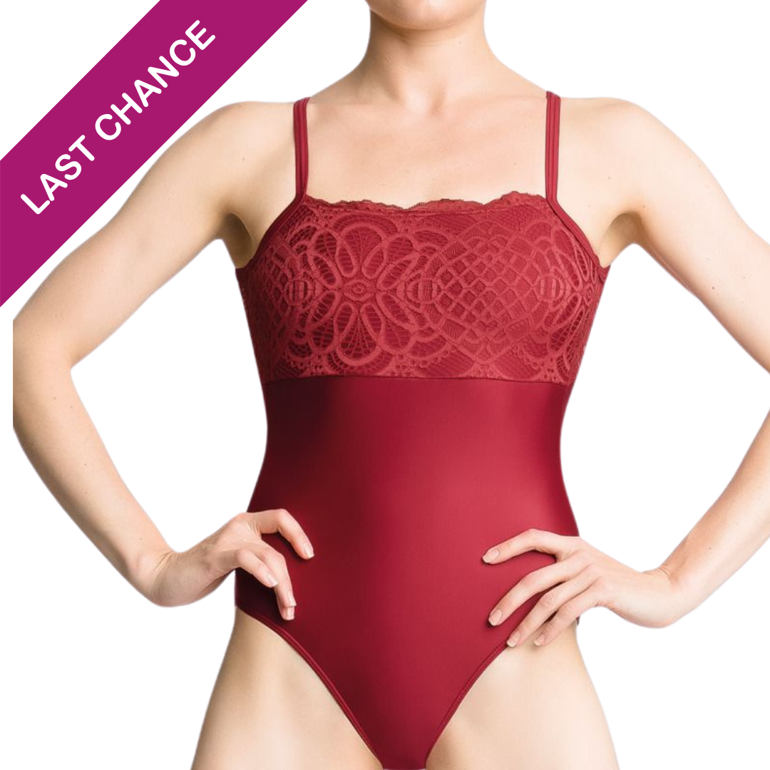 SM x SD Lace Camisole Leotard- Adult