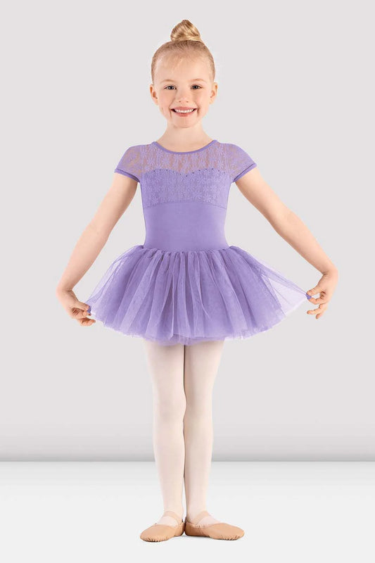 Girls Mirella Majesty Cap Sleeve Tutu Dress