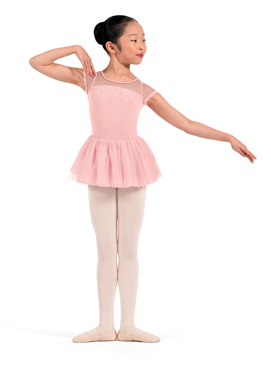 Girls Adagio Cap Sleeve Tutu Dress