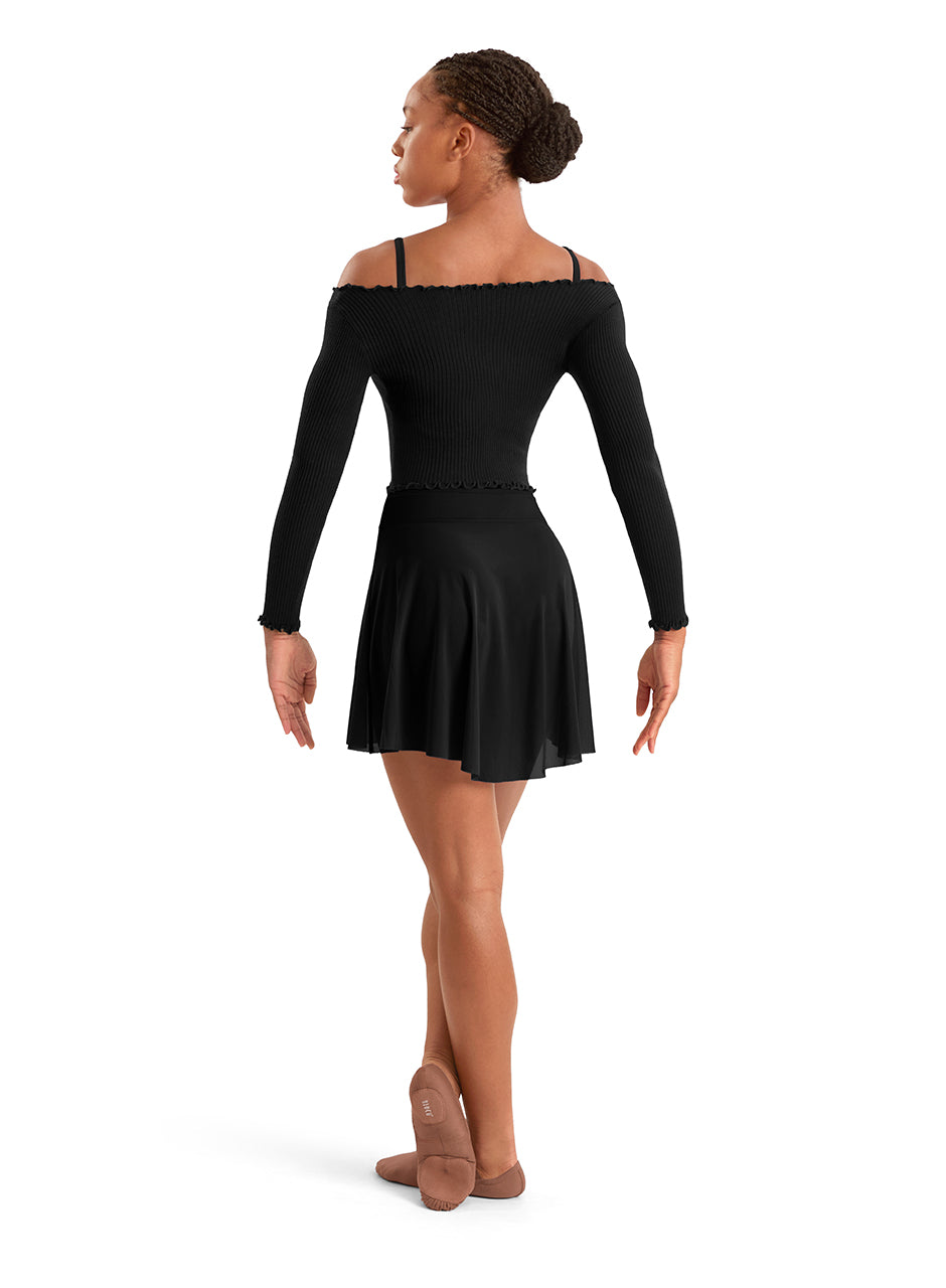 Mirella Ladies Adagio Mesh Skirt MS10005- FreeStyle Dancewear Canada