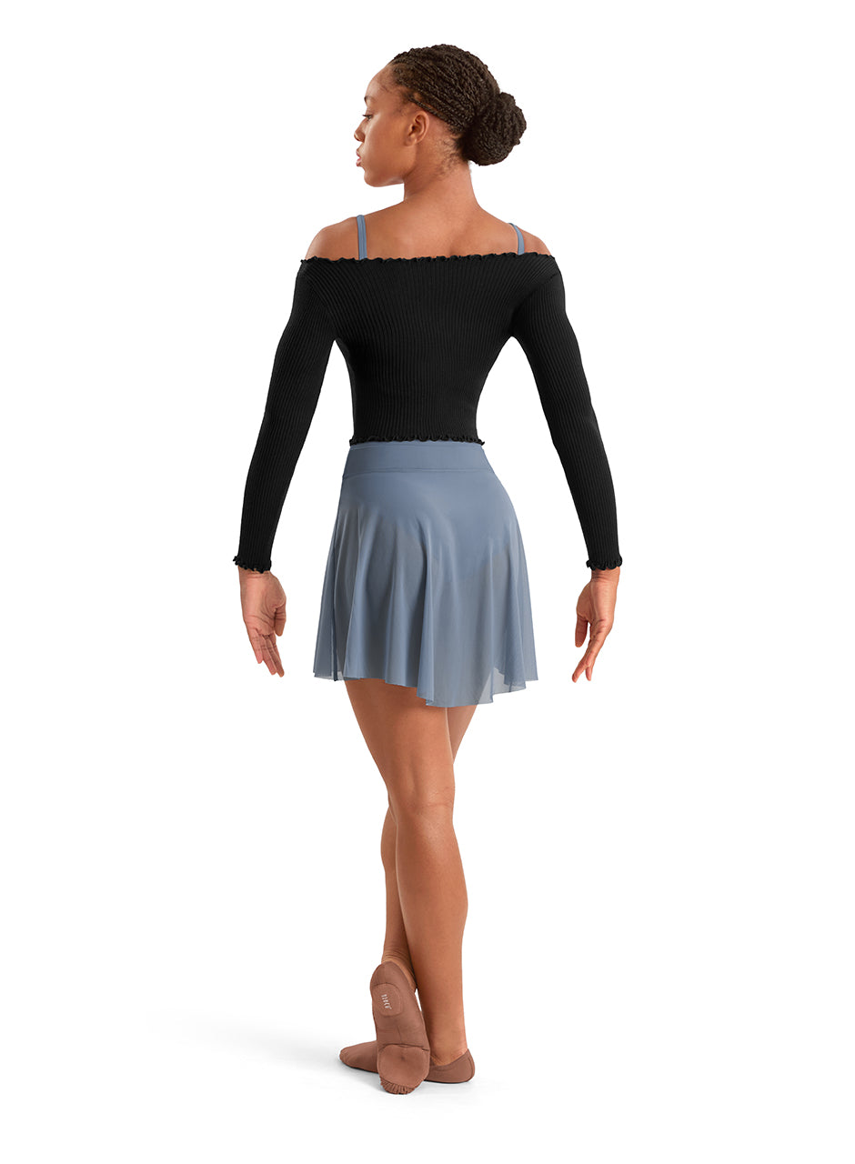 Mirella Ladies Adagio Mesh Skirt MS10005- FreeStyle Dancewear Canada