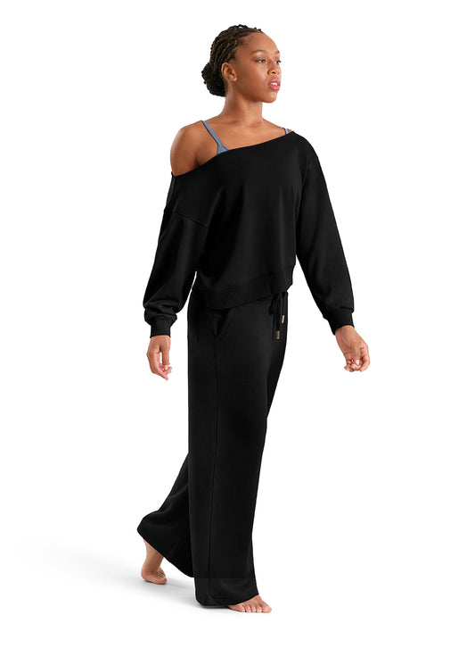 Ladies Adagio Wide Leg Sweatpant