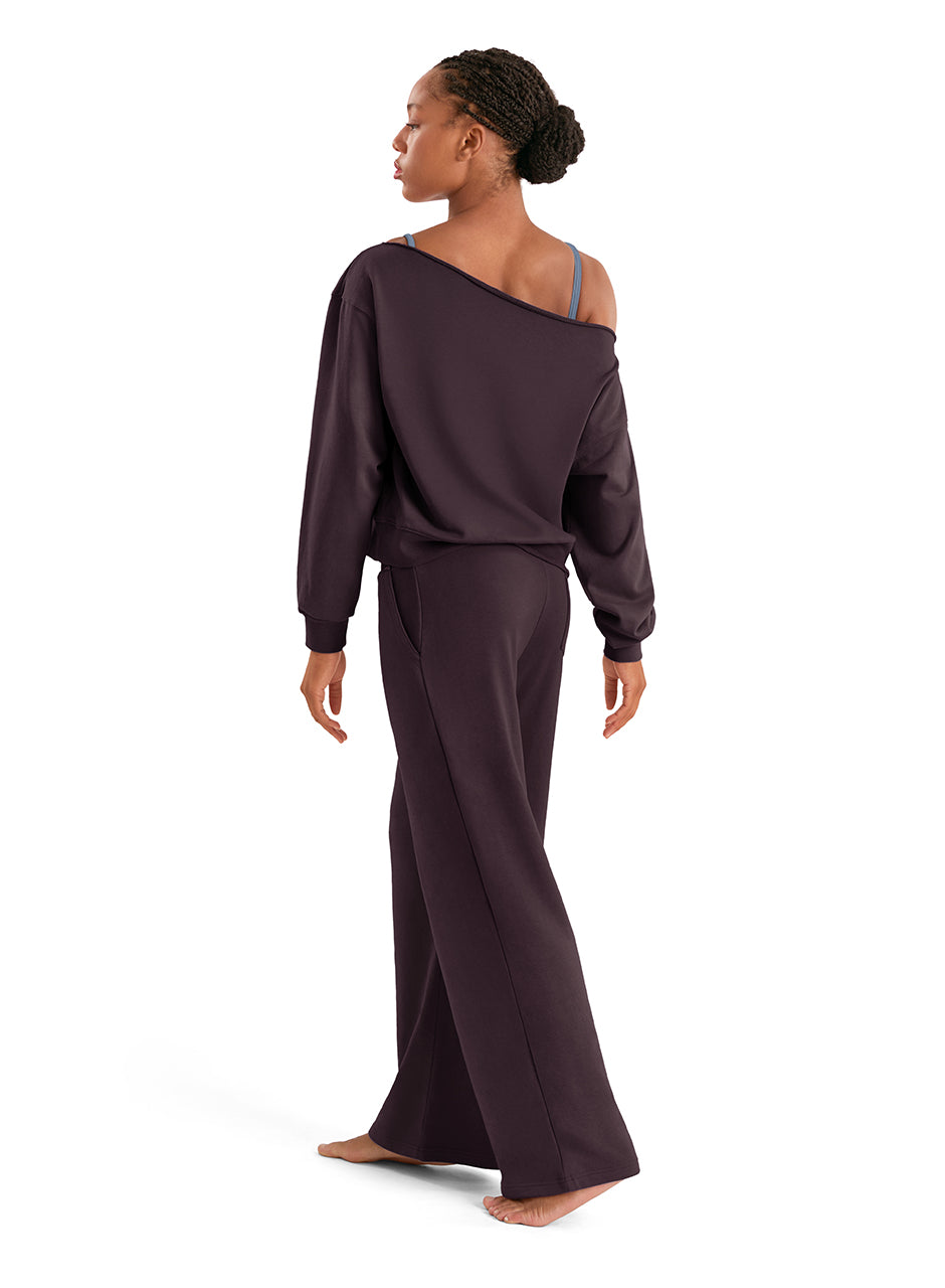 Ladies Adagio Wide Leg Sweatpant