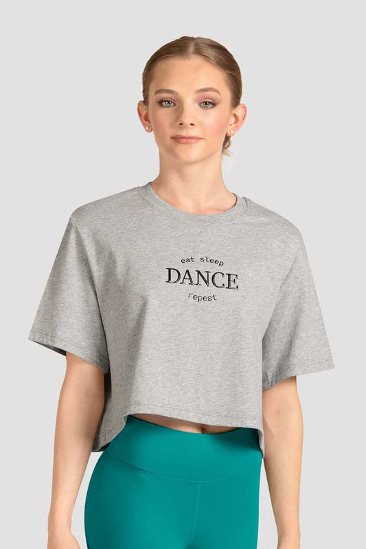 Ladies Mirella Celeste Printed Crop Top
