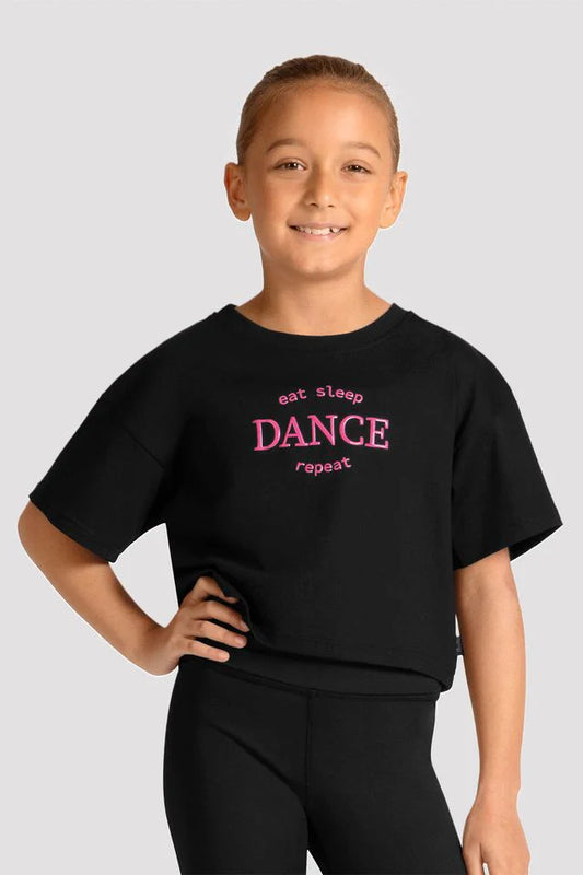 Girls Mirella Celestia Short Sleeve Printed Top