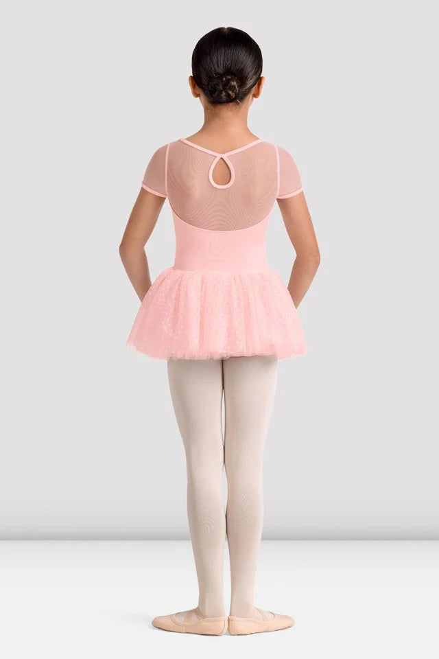 Girls Mirella Kaleidoscope Cap Sleeve Tutu Dress