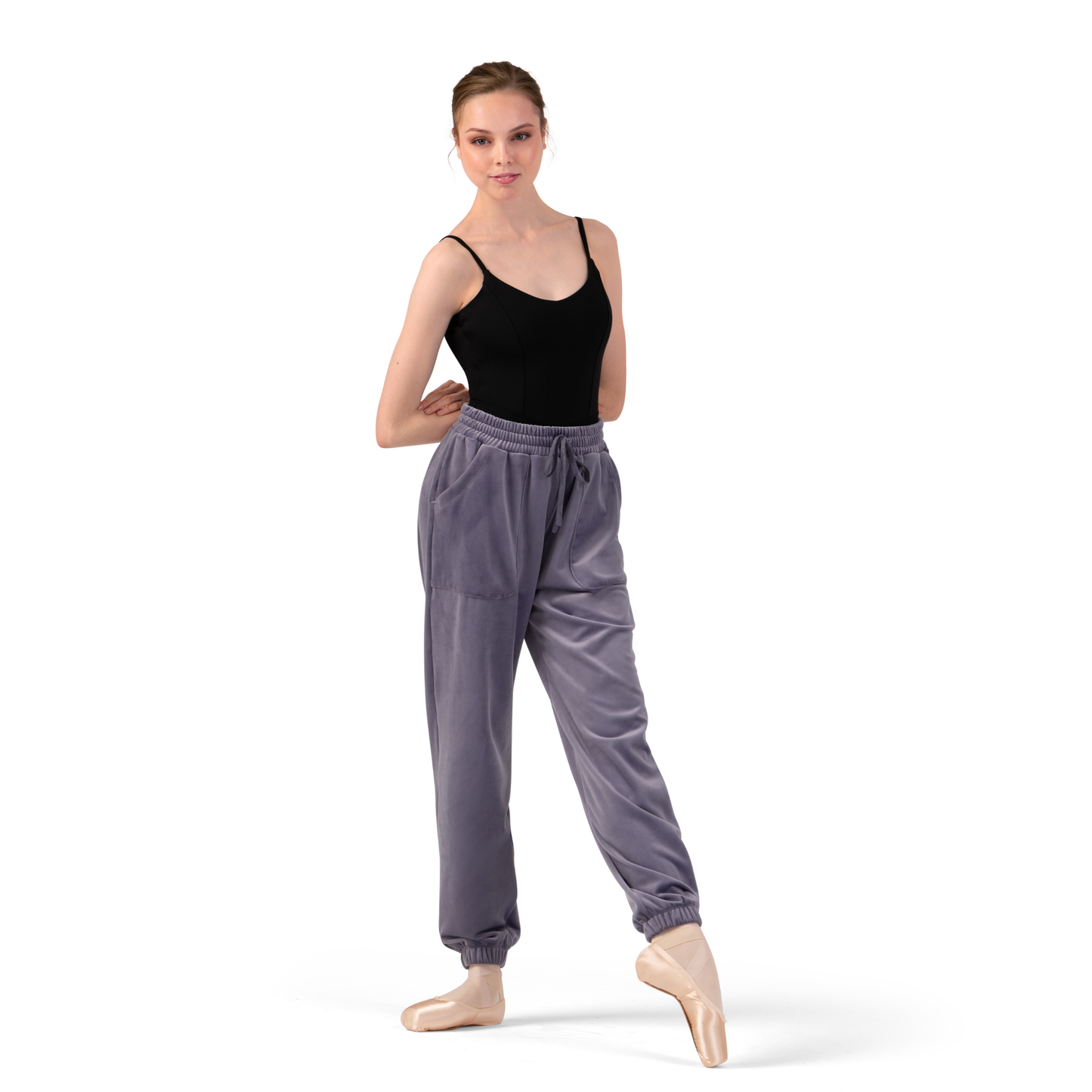 Ladies Gloria Velvet Sweatpants