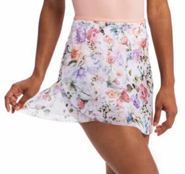 Girls Wrap Skirt in Flora Print